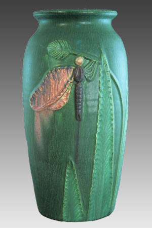 Resting Dragonfly Vase