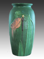 Resting Dragonfly Vase